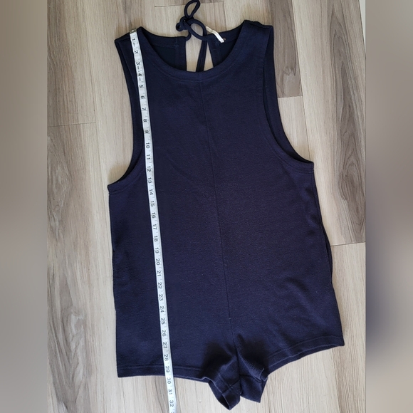 West Bay One-piece Free People Navy Blue Romper. - Picture 11 of 16